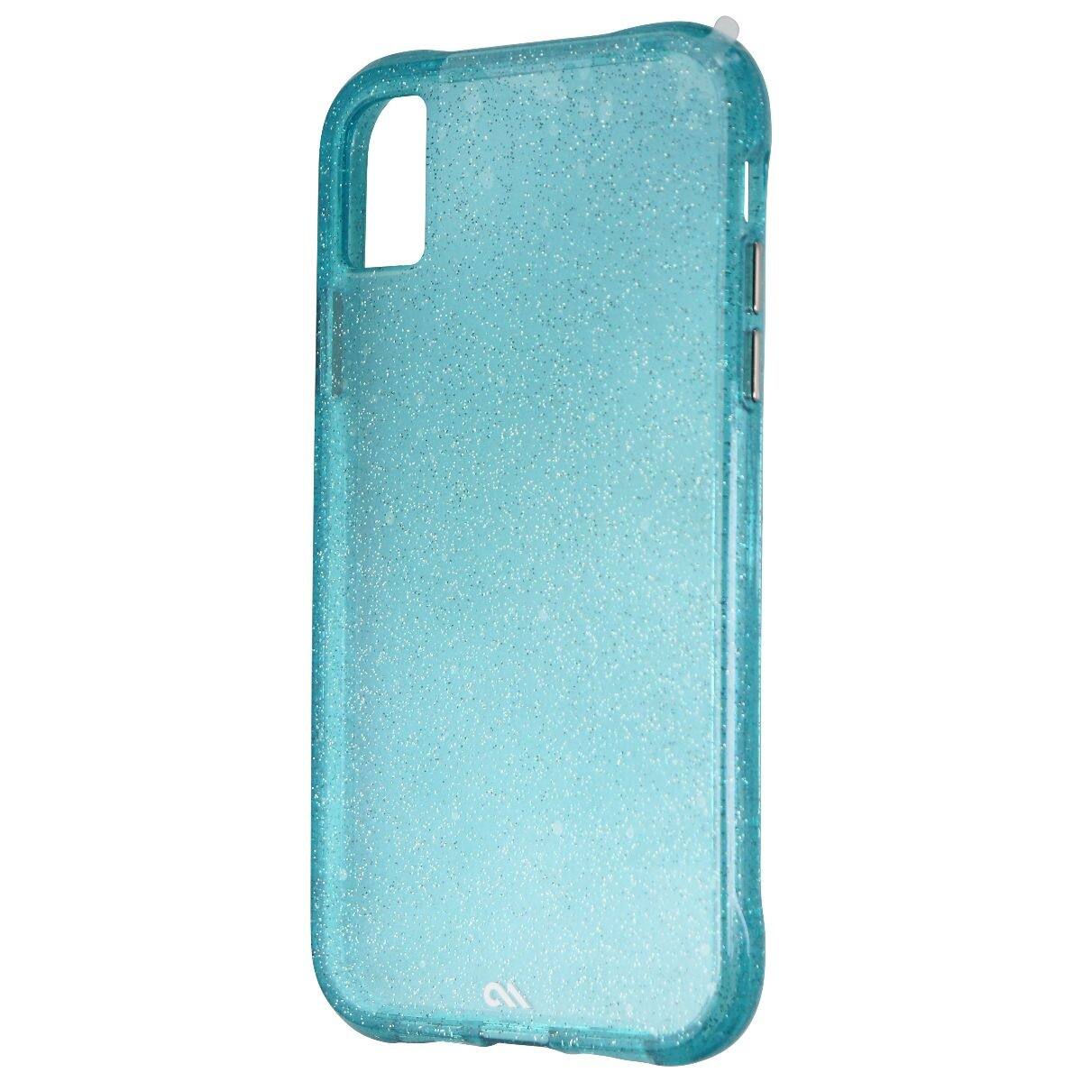 Front. Case-Mate - Case-Mate Sheer Crystal Case for Apple iPhone XR - Crystal Teal - Blue.
