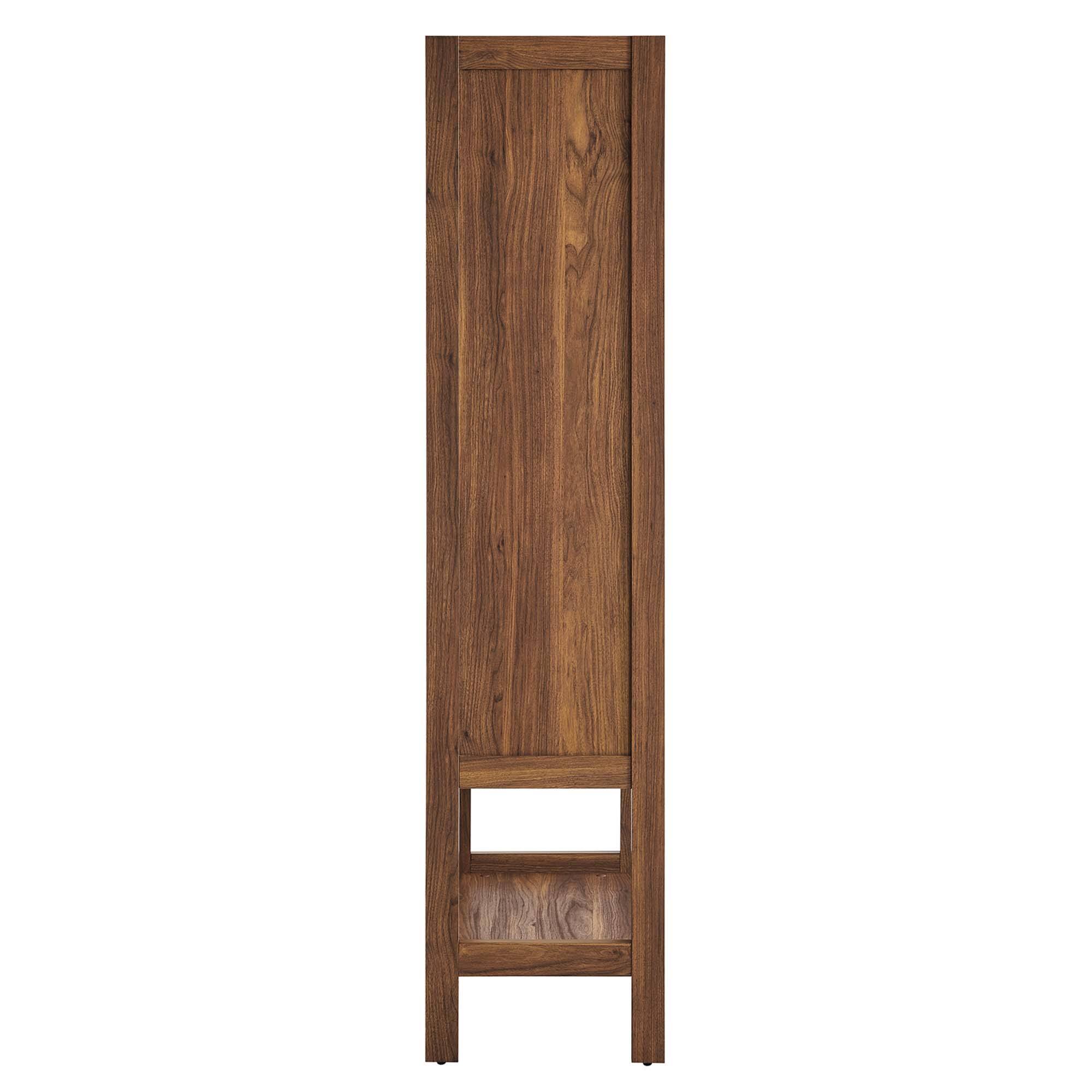 Alt View 2. Modway - Capri Tall Wood Grain Standing Storage Cabinet by Modway - Walnut.