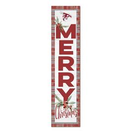 Jardine - Pierce College Raiders 12'' x 48'' Outdoor Merry Christmas Leaner - White
