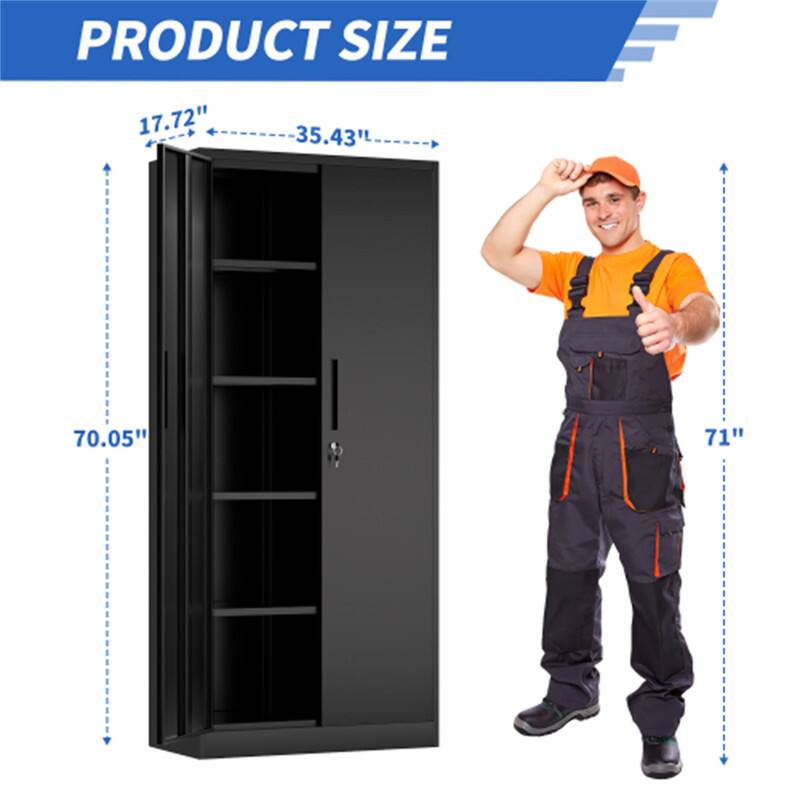 PRODUCT SIZE  
17.72" x 35.43" x 70.05"  
71"