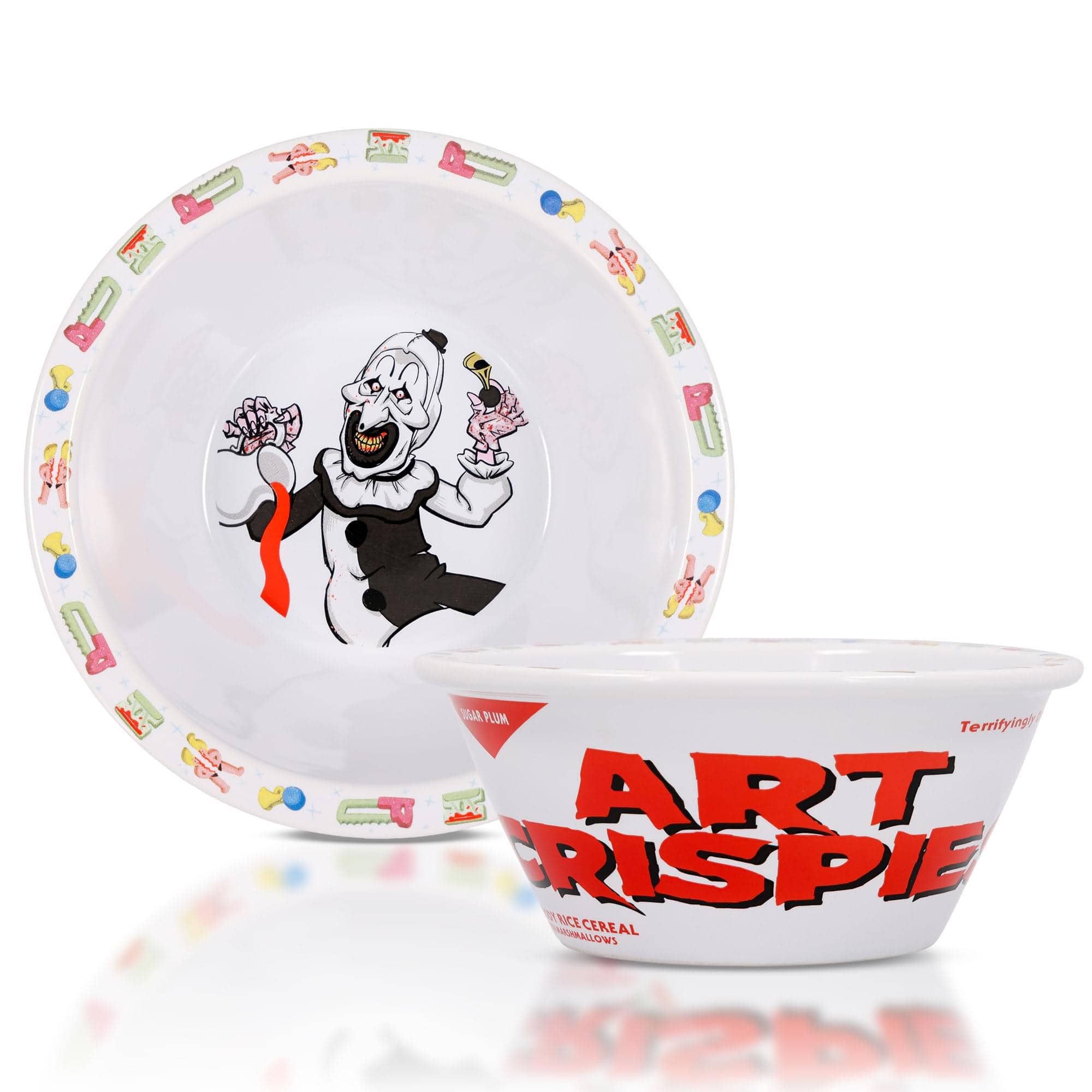 Surreal Entertainment - Terrifier 2 Art Crispies Ceramic Bowl - Red