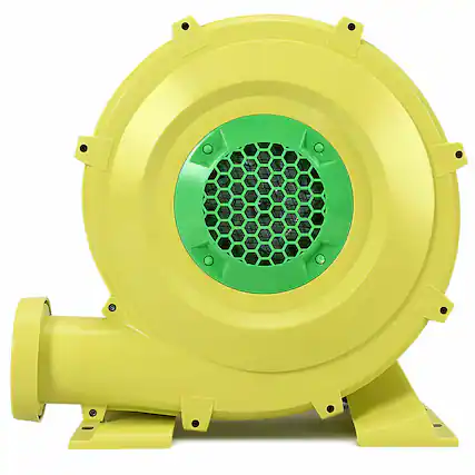 Front. Gymax - Gymax 735W Bounce House Air Blower Pump Fan for Indoor Outdoor Inflatable Bouncy House - Yellow.
