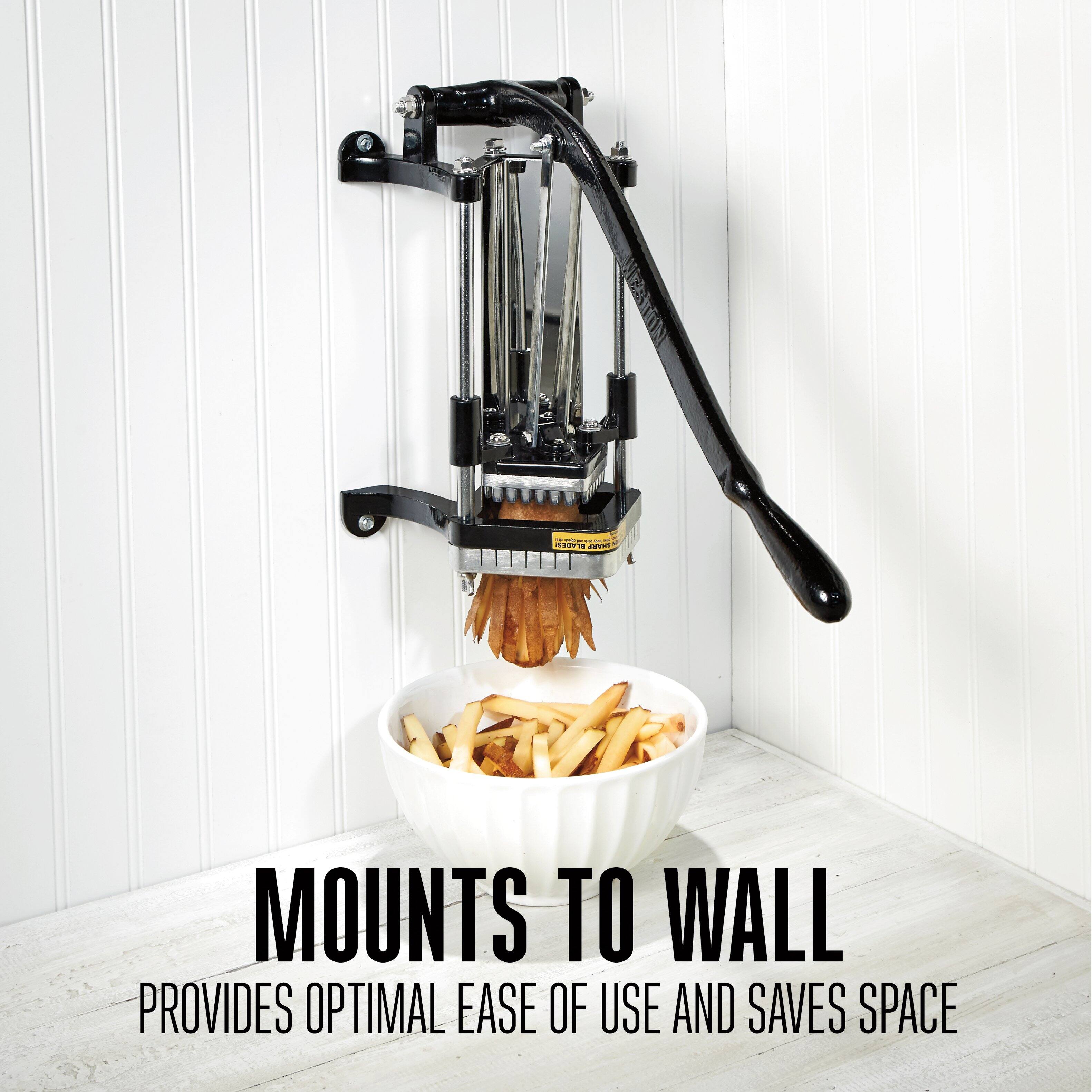 MOUNTS TO WALL  
PROVIDES OPTIMAL EASE OF USE AND SAVES SPACE