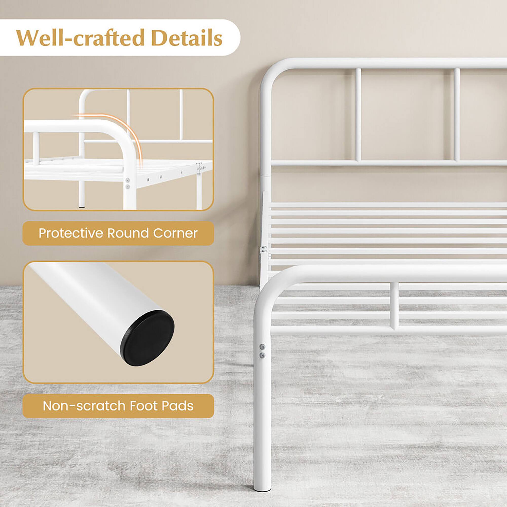 Well-crafted Details

Protective Round Corner

Non-scratch Foot Pads