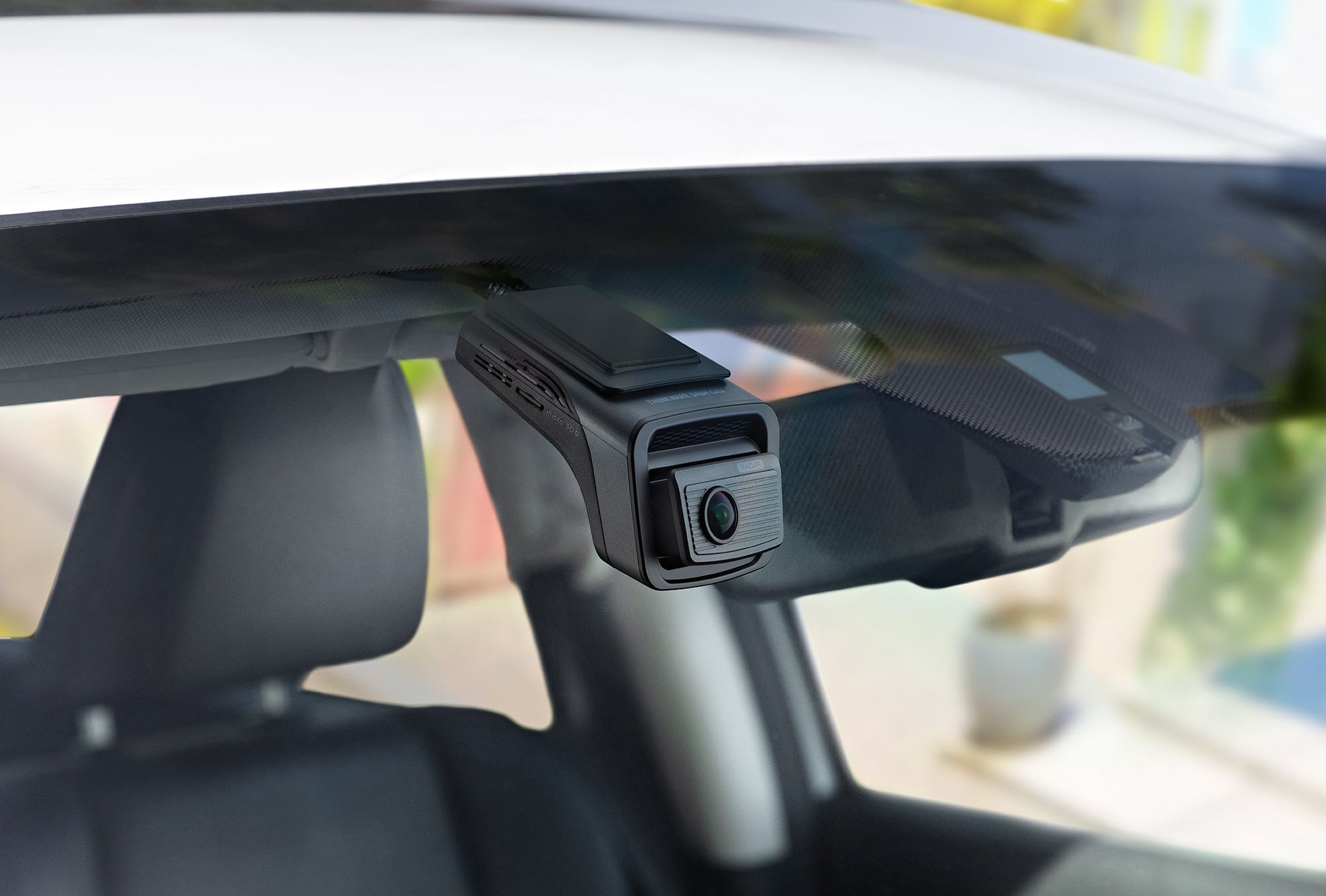 Alt View 5. THINKWARE - U3000 PRO 4K UHD Front and 2K QHD Rear Dash Cam with Built-in GPS, Dual RADAR, Wi-Fi-Compatible with iOS and Android - Black.