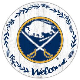Fan Creations - Buffalo Sabres 12" Welcome Circle Sign - Multicolor