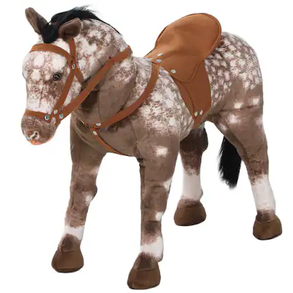 Front. Qaba - Ride on Horse with Neighing Sound.