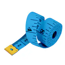 Garnen - 1 Pack Body Measuring Tape Body Tape Measure 60" Soft Flexible Measuring Tape for Body Measurements Sewing Fabric - Blue