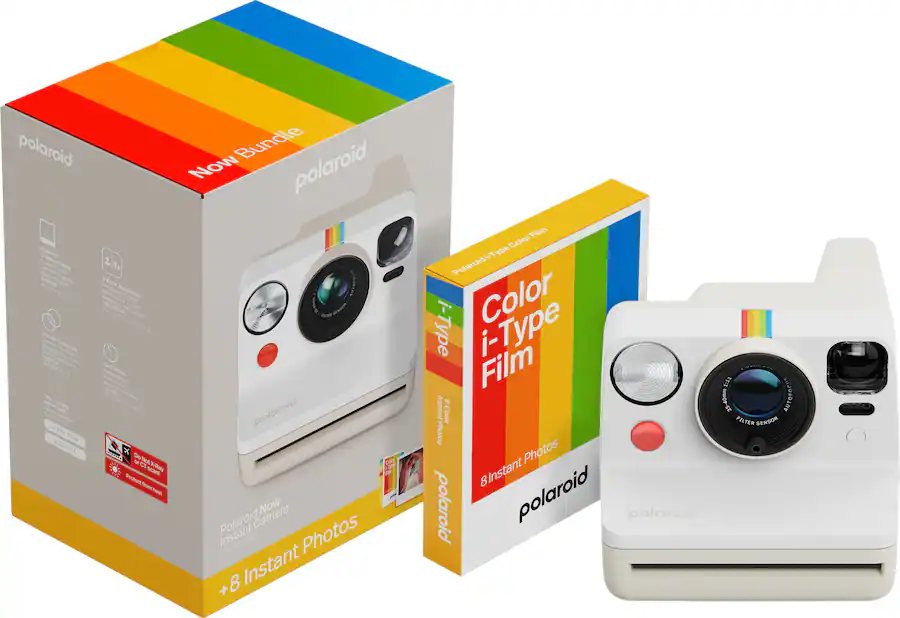 Polaroid Now Gen Instant Camera Color Film Bundle (8 Photos