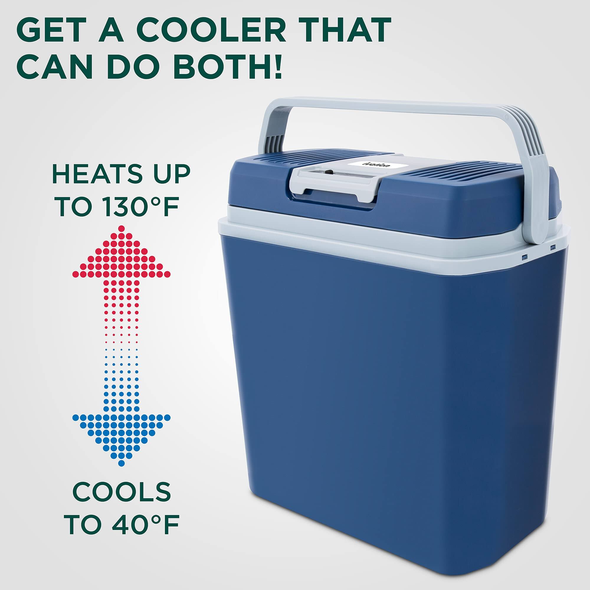 GET A COOLER THAT CAN DO BOTH! HEATS UP TO 130°F COOLS TO 40°F