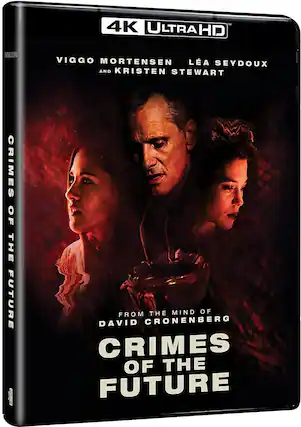 Front. Crimes of the Future - 4K Blu-Ray.