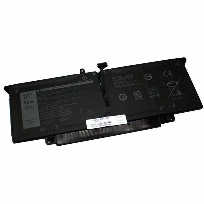 Front. BTI Battery Tech - BTI 451-BCPW-BTI 7.6V 52WHR LI-ION BATTERY 451-BCPW, HRGYV, JHT2H, X825P LATITUDE 7310, LATITUDE 7410 - Compatible OEM:.