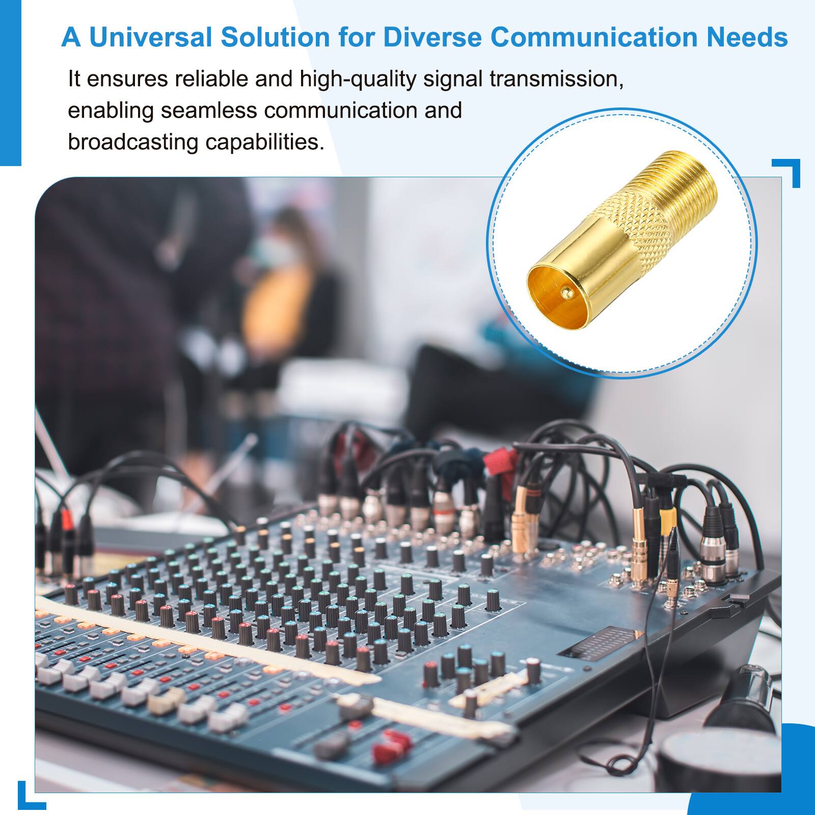 A Universal Solution for Diverse Communication Needs

It ensures reliable and high-quality signal transmission, enabling seamless communication and broadcasting capabilities.