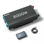 Renogy - 3000W 12V Pure Sine Wave Inverter - Black