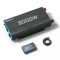 Renogy - 3000W 12V Pure Sine Wave Inverter - Black - Front_Zoom