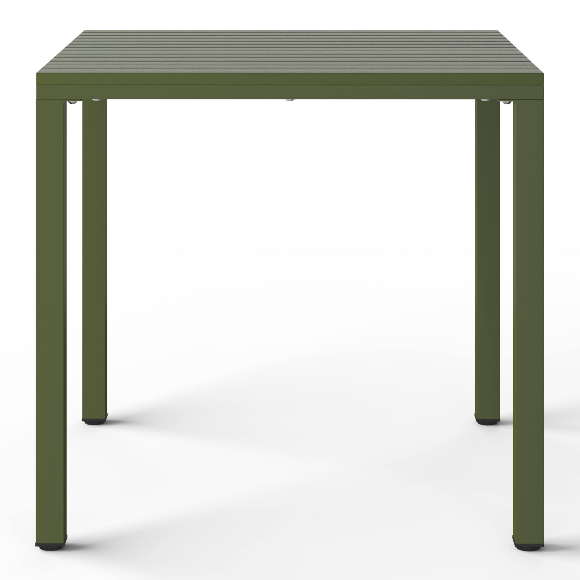 Back. WestinTrends - WestinTrends Playa 5-Piece Outdoor Metal Frame Square Dining Table Patio Set with Stackable Patio Dining Chairs - Olive Green.