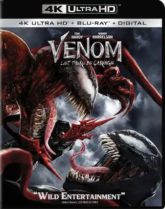 Front. Venom: Let There Be Carnage - 4K Blu-Ray.