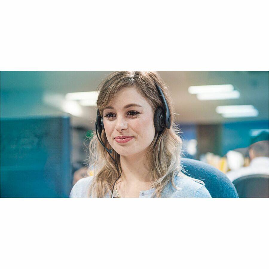 Alt View 1. Jabra - Jabra BIZ 1500 Headset - Stereo - USB - Wired - 32 Ohm - 20 Hz to 6.80 kHz - Over-the-head - Binaural - Supra-aural - Red.