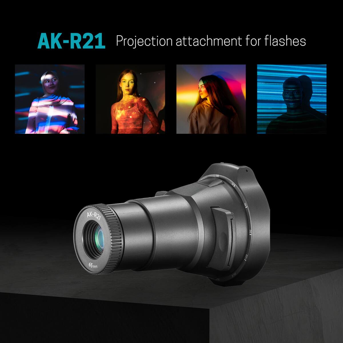AK-R21 Projection attachment for flashes