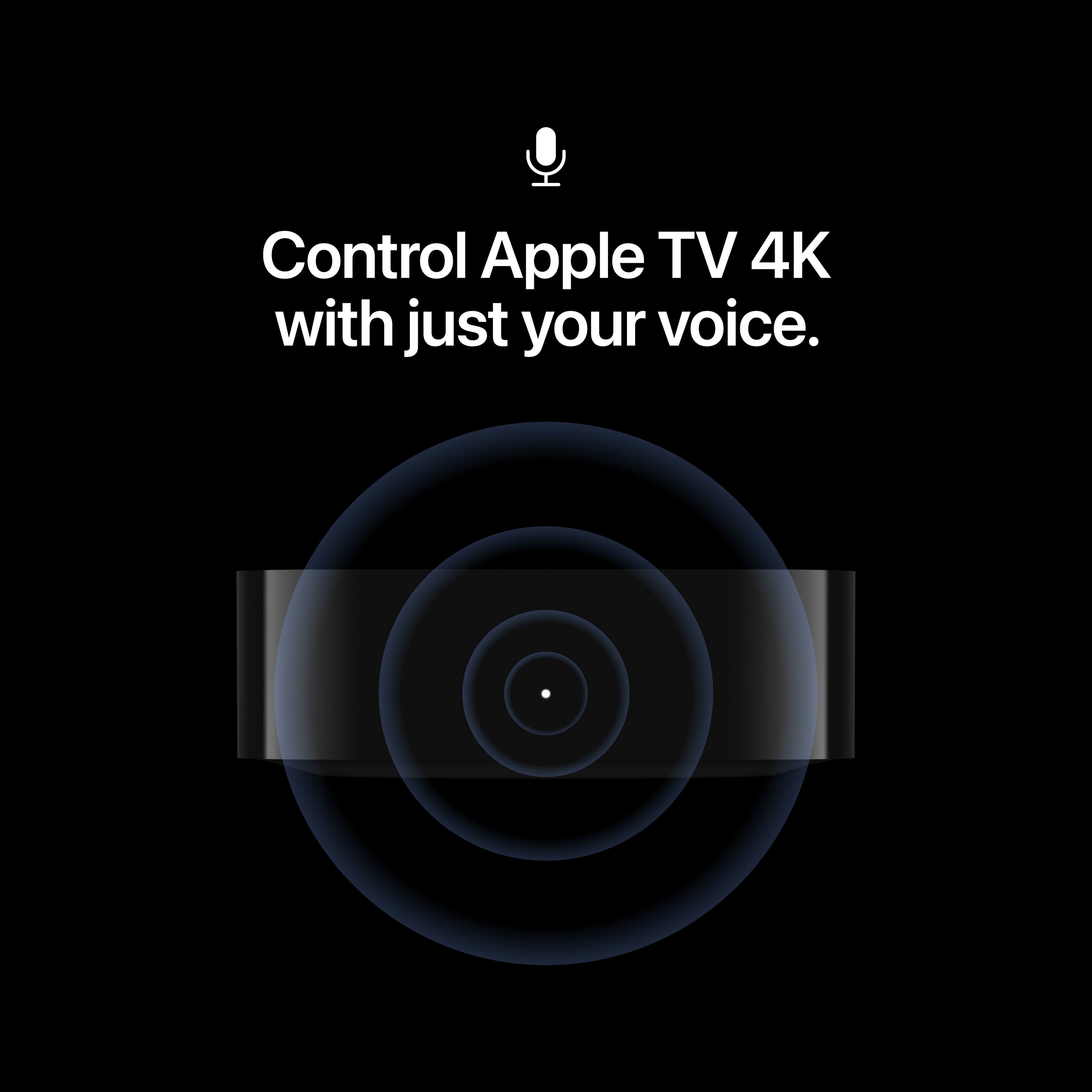 Control Apple TV 4K with just your voice.