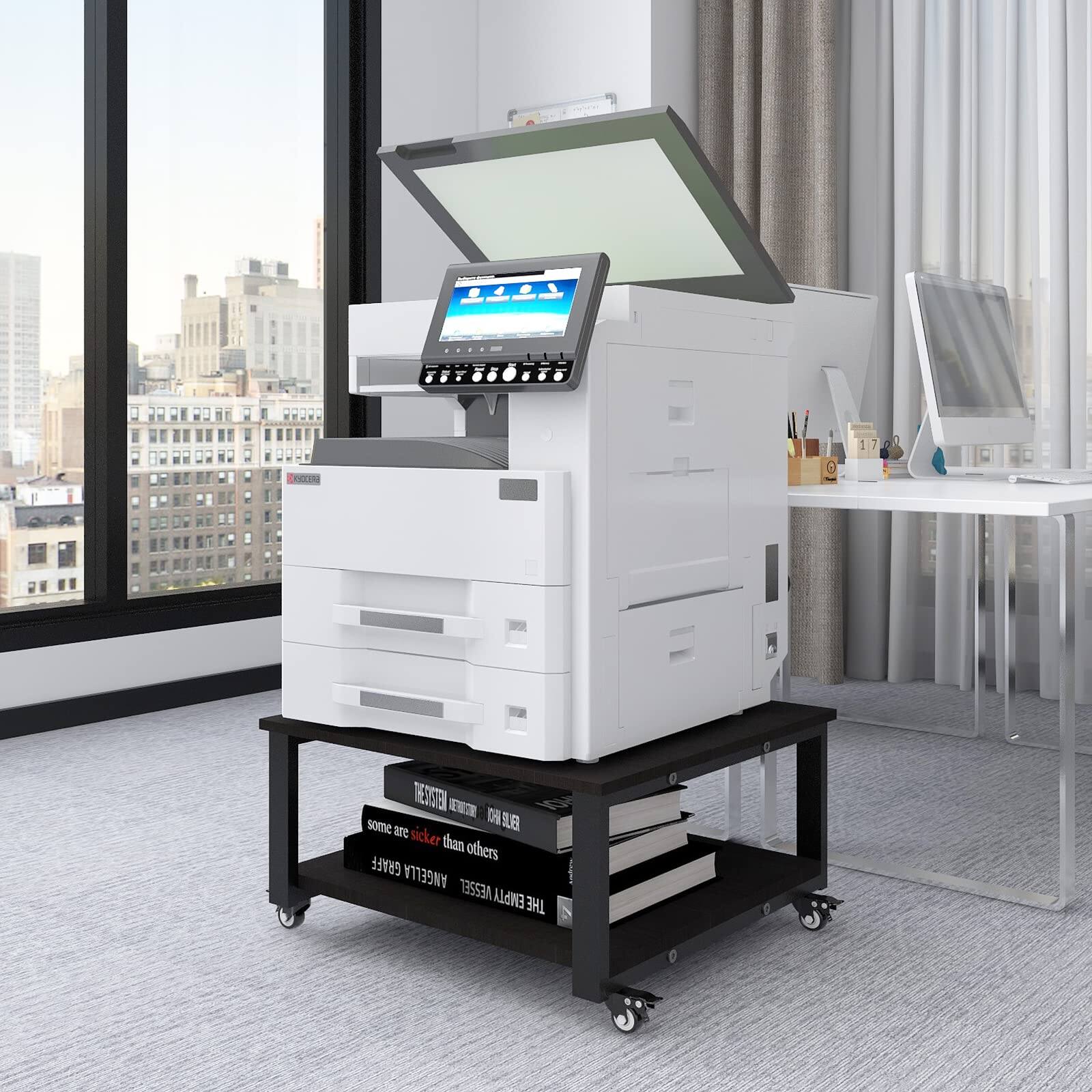 JETRANSPORT 2 Tier Printer Stand 23.6''x23.6'' Large Table Copier With ...