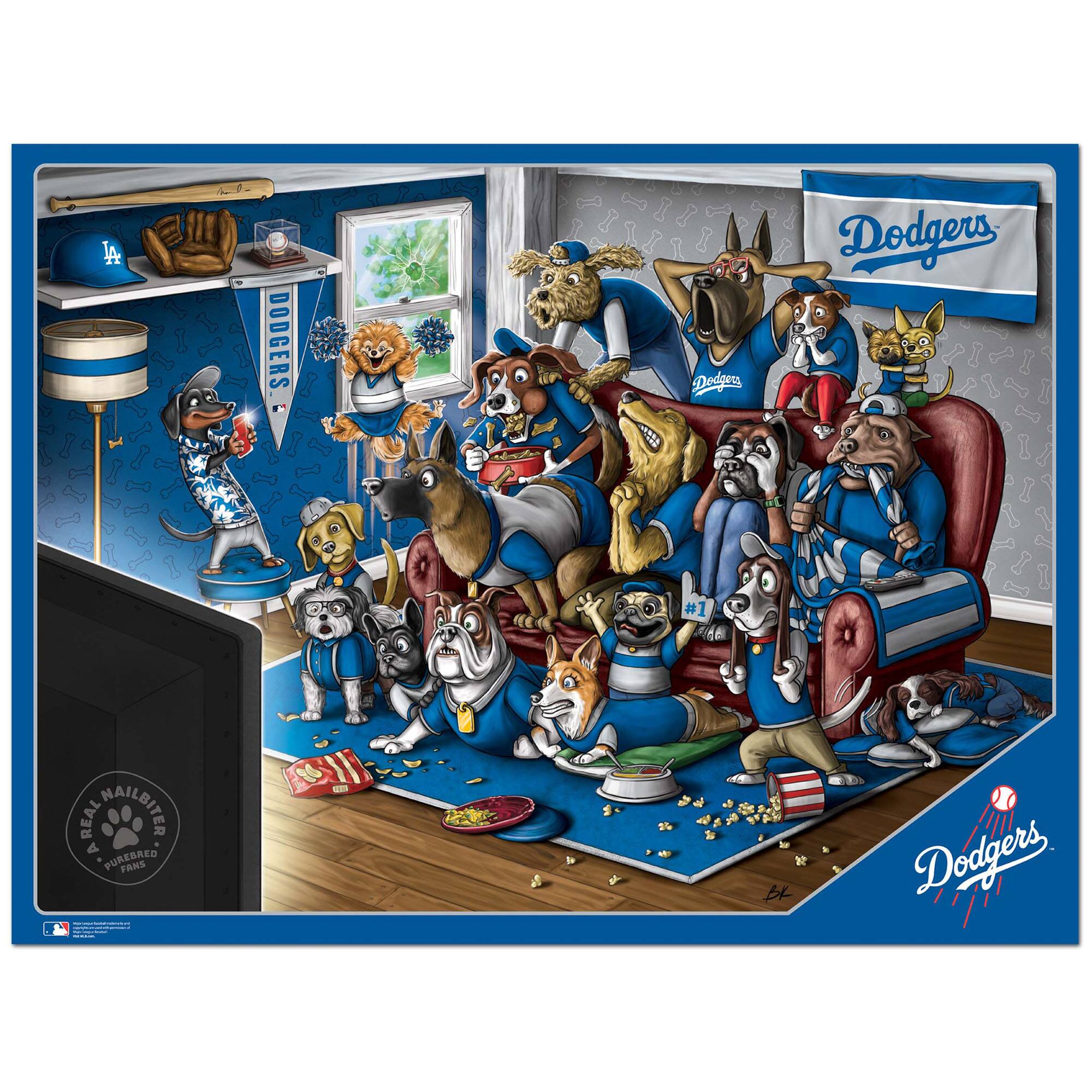 LA Dodgers  
Dedgre Dodgers #1  
SA Real Wailbiter  
A Purebred Fans  
Dodgers