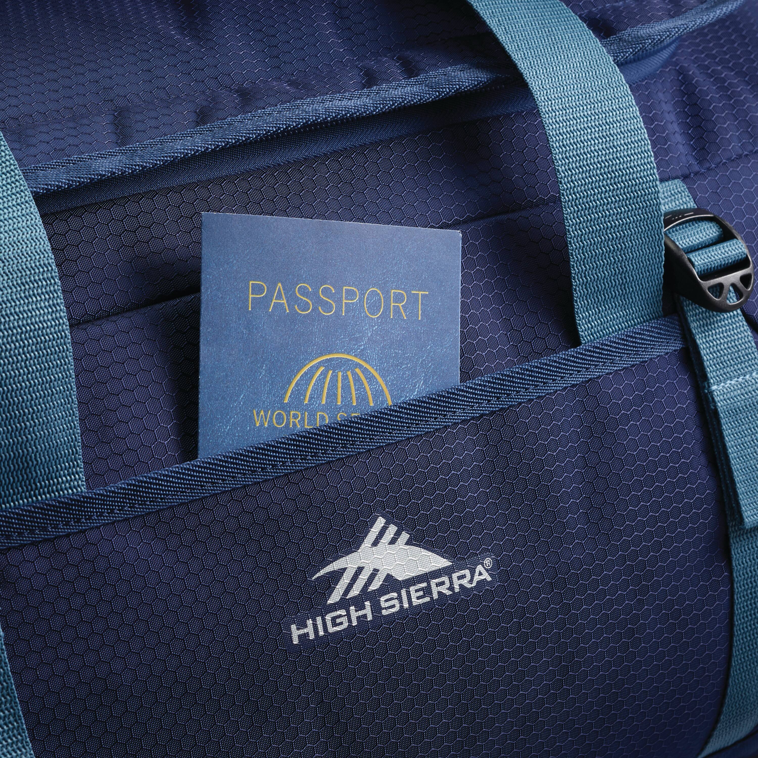 Alt View 15. High Sierra - Fairlead Collection 22" Duffel Bag - True Navy/Graphite Blue.