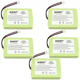 HQRP - 5-Pack 4.8 V 750 mAh Ni-MH Replacement Batteries for Sportdog DC-25 Dog Training Collar