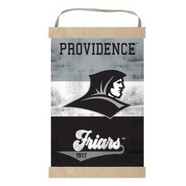 Jardine - Providence Friars Reversible Retro Logo Banner Sign - Black