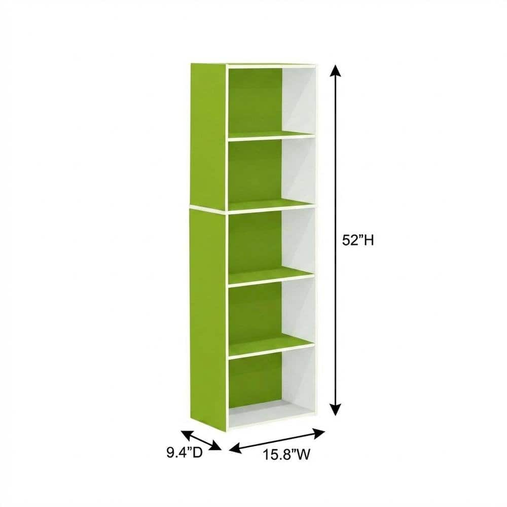 FurniFact - Reversible Color Open Shelf Bookcase - Brown price history on PriceWatchPro