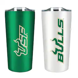 The Fanatic Group - South Florida Bulls 18oz. Soft Touch Tumbler Two-Piece Set - Multicolor