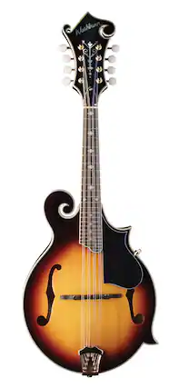 Front. Washburn - Washburn M3SWK-D M3SW Americana Series F-Style Mandolin, Tobacco Sunburst - Tobacco Sunburst.