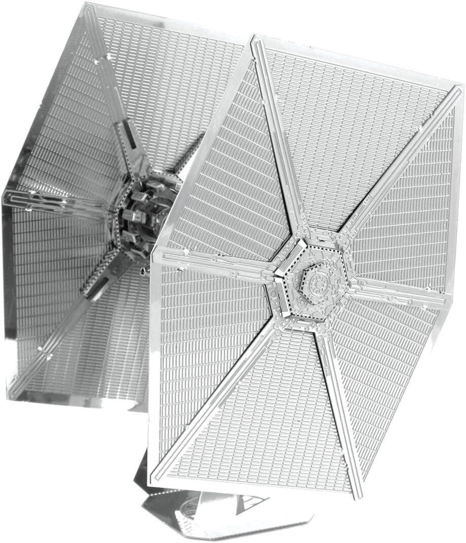 Alt View 4. Metal Earth - Metal Earth Star Wars Force Awakens Special Forces TIE Fighter 3D Metal Model Kit Fascinations - Silver.