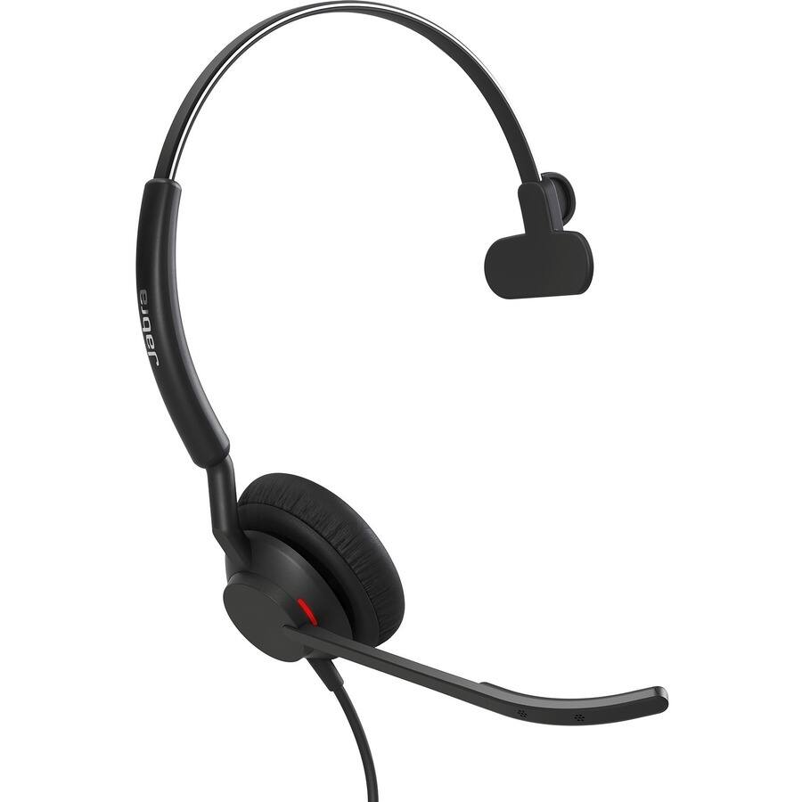 Alt View 5. Jabra - Jabra Engage 50 II Headset - Mono - USB Type A - Wired - 50 Hz to 20 kHz - On-ear - Monaural - Ear-cup - MEMS Technology - Red.