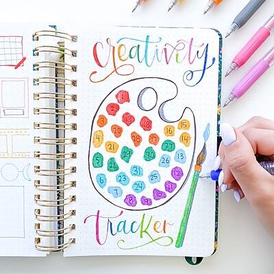 Creatively  
Tracker  

1 2 3 4 5 6 7 8 9 10 11 12 13 14 15 16 17 18 19 20 21 22 23 24 25 26 27 28 29 30 31