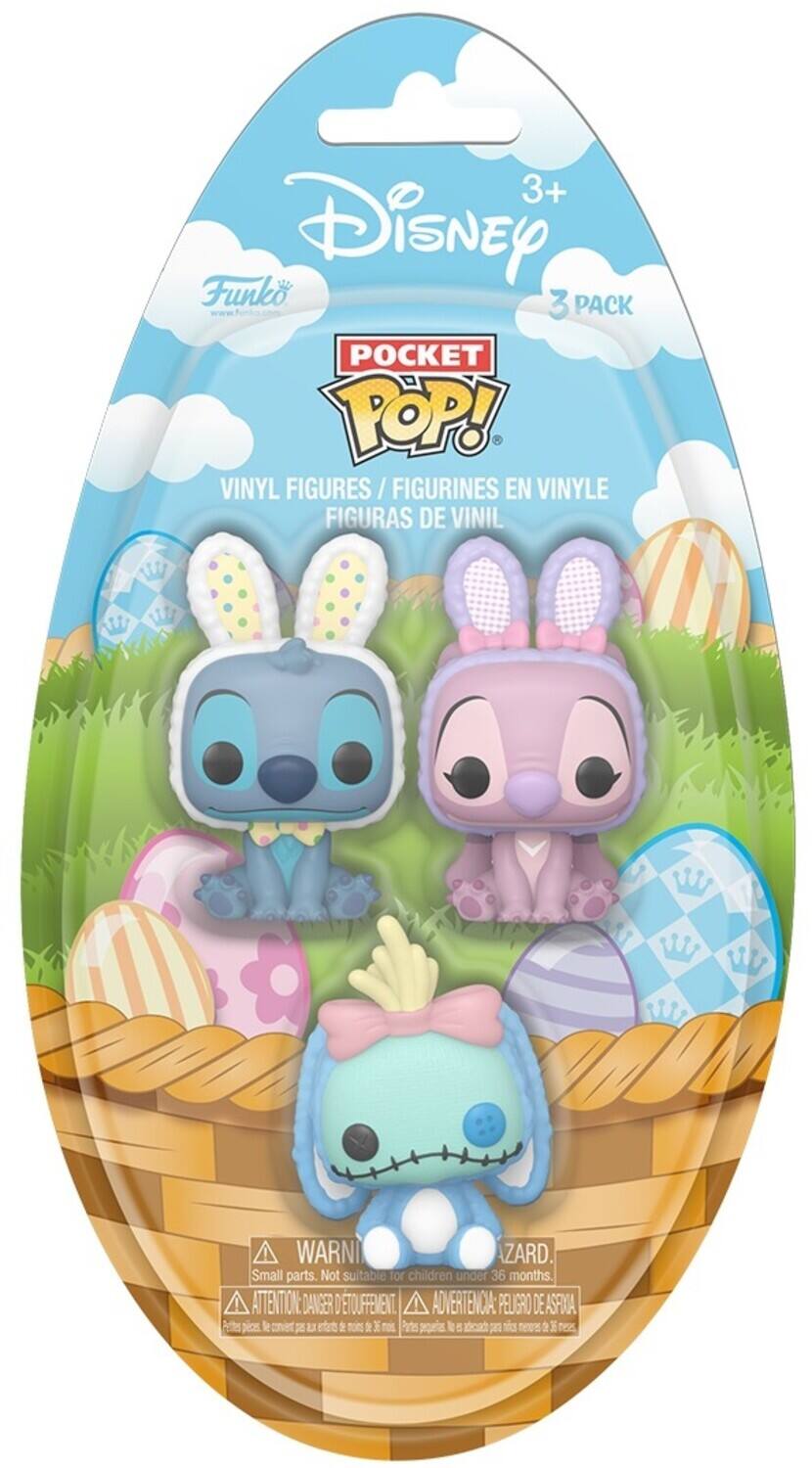 Funko Pocket POP!: Easter 3-Pack, Lilo & Stitch - Collectibles