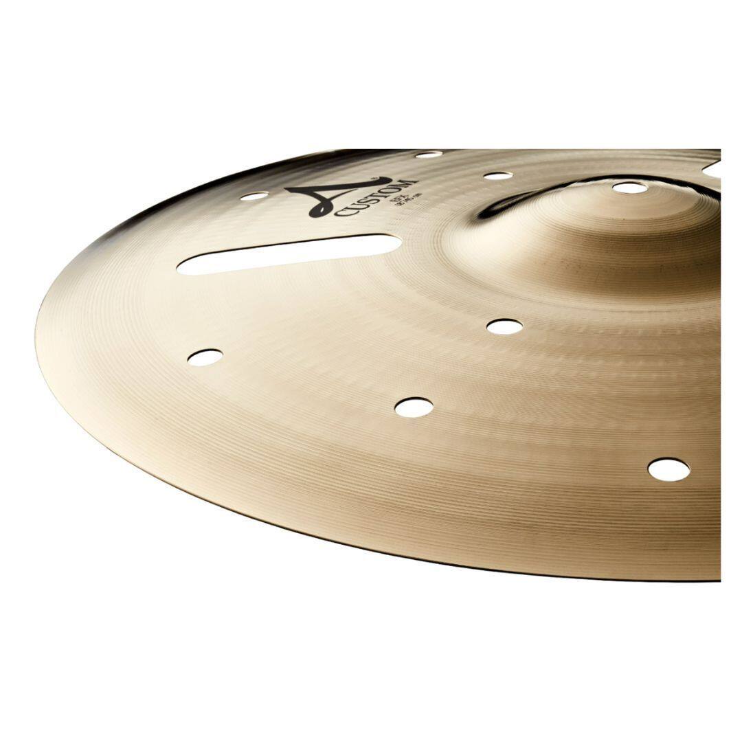 Angle. Zildjian - Zildjian A Custom EFX Crash Cymbal - 18 Inches (A20818).