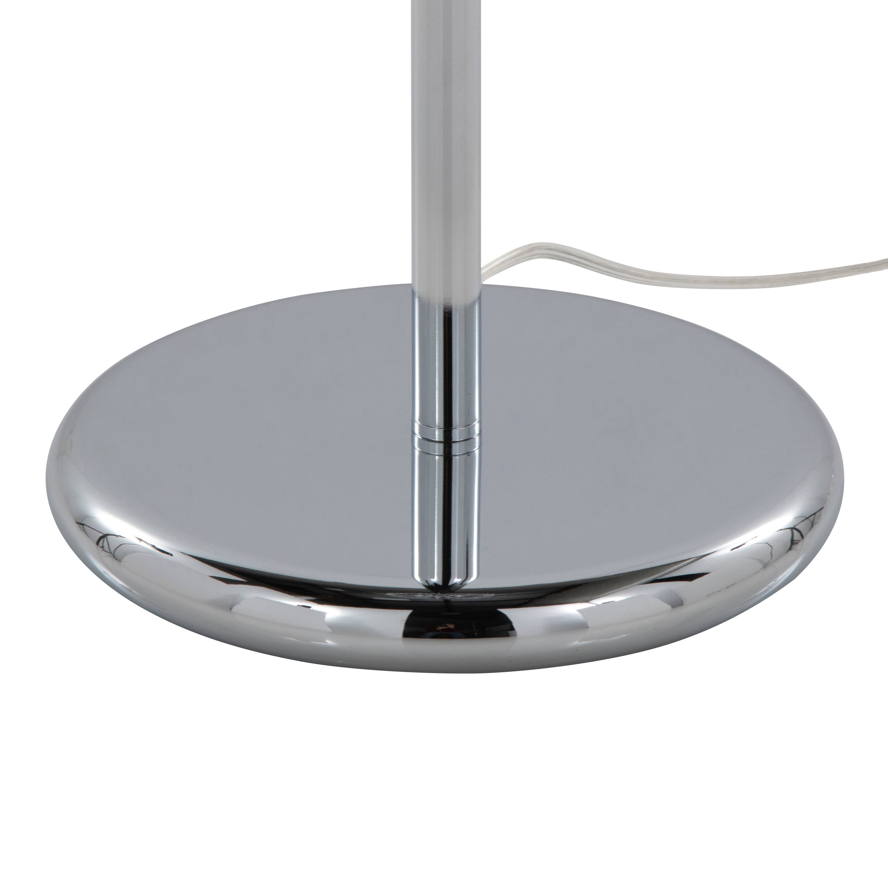 Alt View 4. Loheer - Loheer 60-Inch Polished Chrome Crystal Accent Room Luminaire Elegant Living Room Lighting Fixture - Clear.