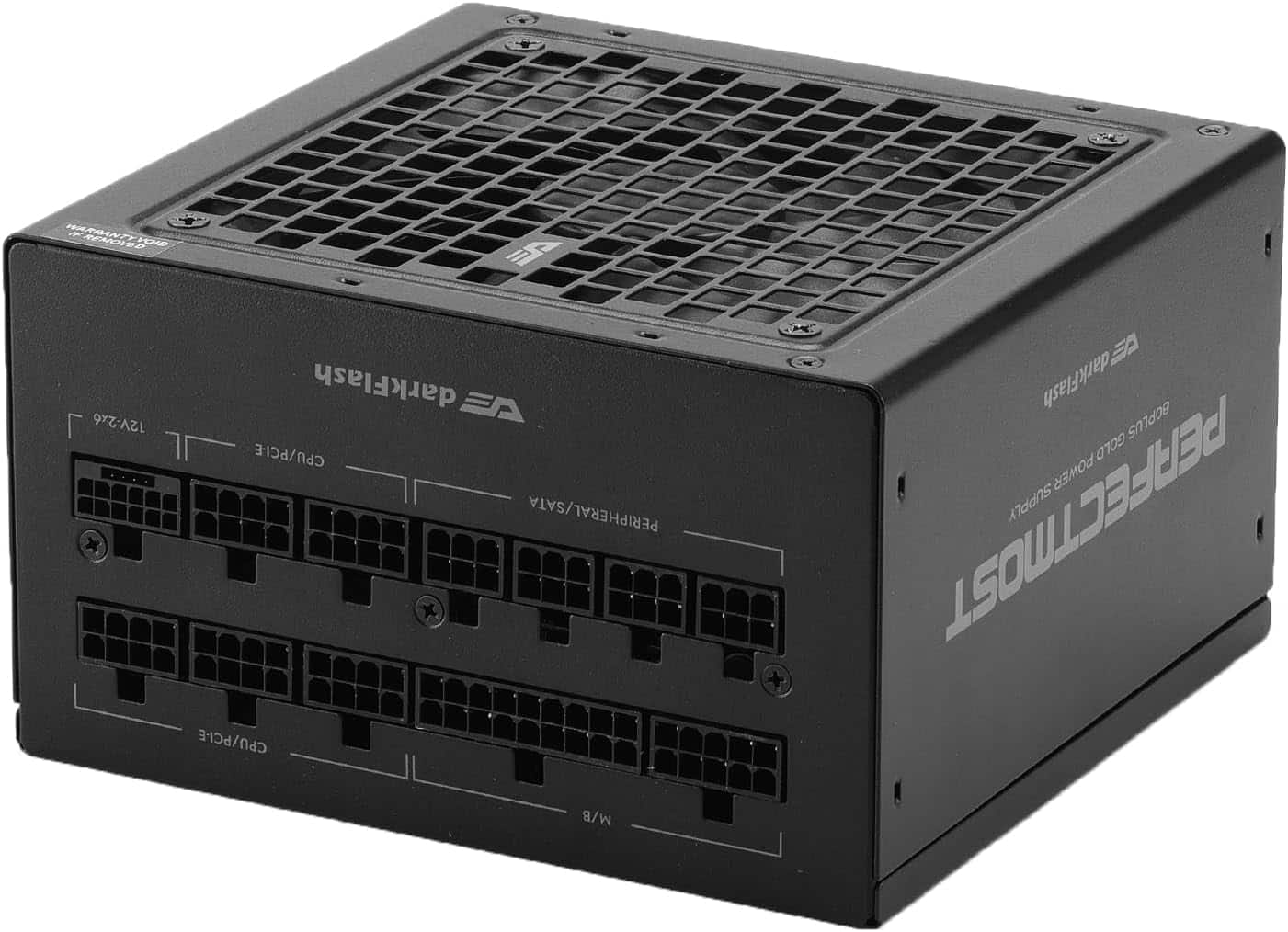 darkFlash - DF-PMT-1050-BK PMT1050 Fully Modular Power Supply ATX 3.1& PCIe 5.1 80 Plus Gold Gaming PSU-Black