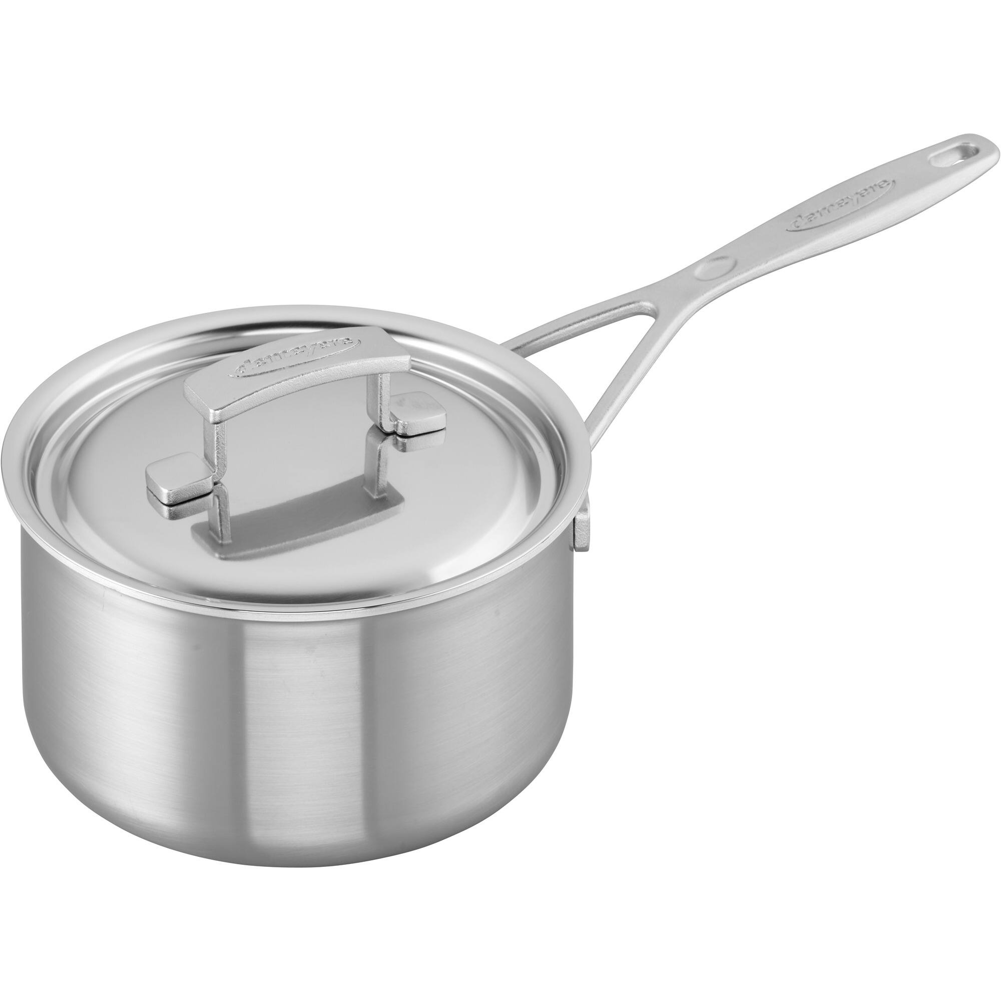 Alt View 4. Demeyere - Demeyere Industry 5-Ply 10-pc Stainless Steel Cookware Set - Stainless Steel.