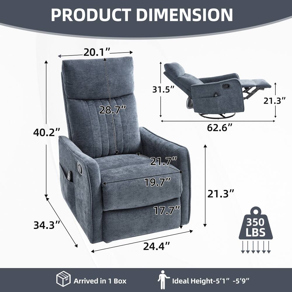 PRODUCT DIMENSION  
20.1"  
28.7"  
31.5"  
21.3"  
40.2"  
62.6"  
21.7"  
34.3"  
19.7"  
17.7"  
24.4"  
21.3"  
350 LBS  
Arrived in 1 Box  
Ideal Height-5'1" -5'9"