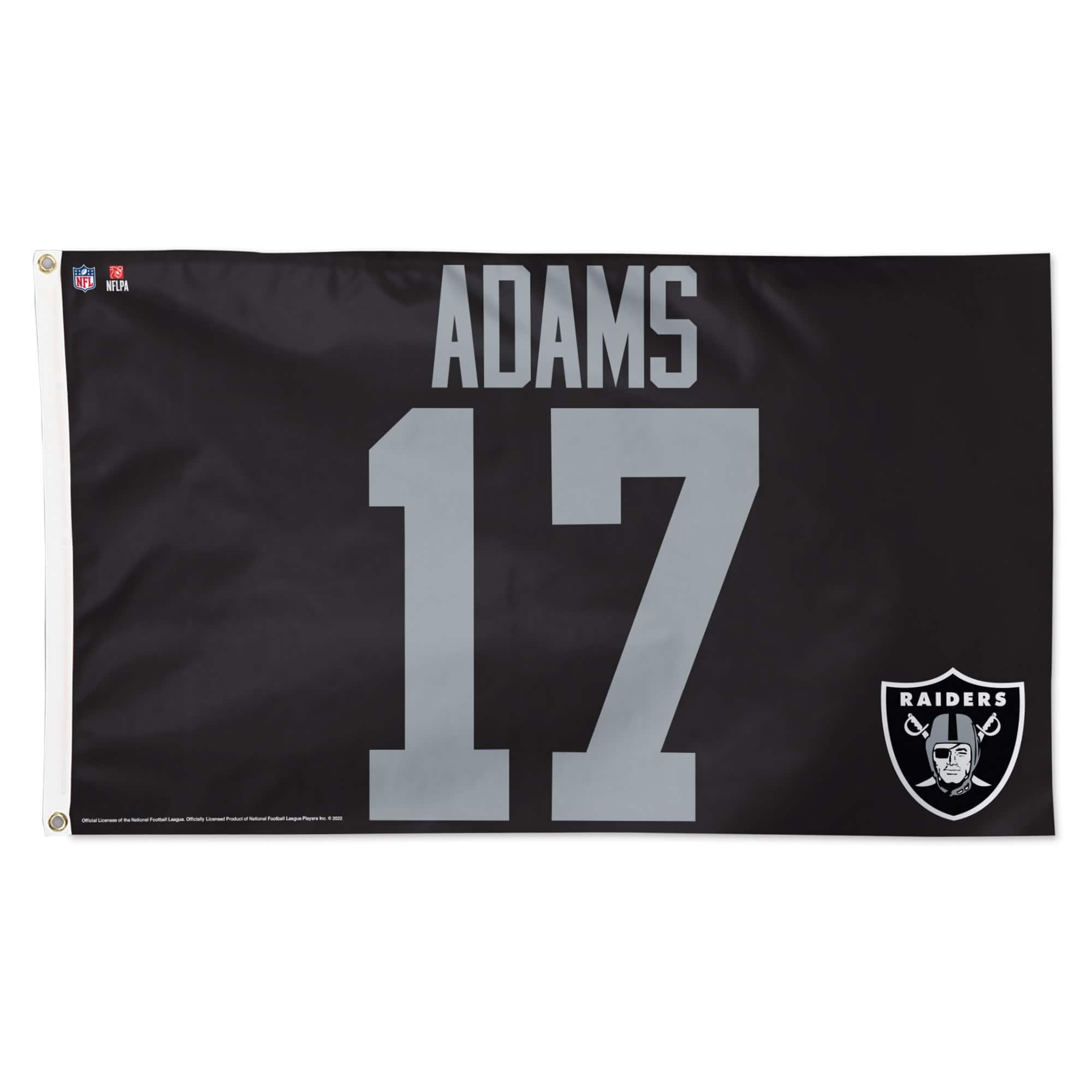 WinCraft - Davante Adams Las Vegas Raiders 3' x 5' Deluxe Single-Sided Player Flag - Multicolor
