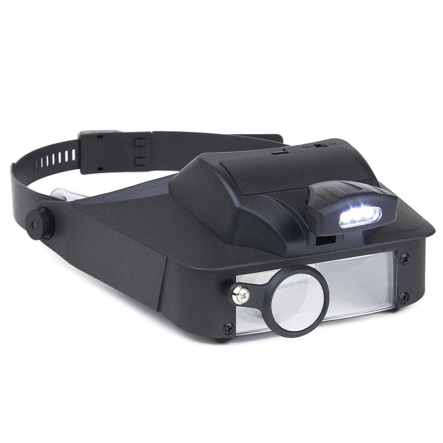 Front. Carson - LumiVisor Lighted Head Magnifier.