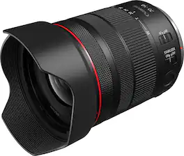 Canon - RF20-50mm F4 L IS USM Power Zoom Standard Angle Zoom Lens for Use with EOS R-Series Mirrorless Cameras - Black