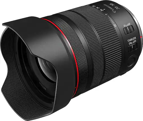8 Canon 20-50 24 / 20 T W AF I MF STABILIZER OFF ON 67mm