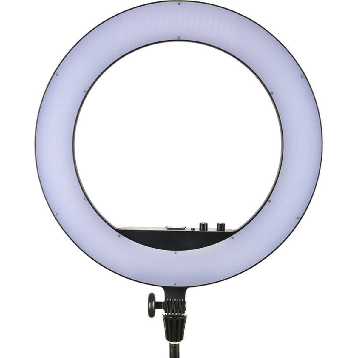 Alt View 3. Godox - Godox LR160 LED 3200K-8000K Bi-Color Ring Ligh (Black).