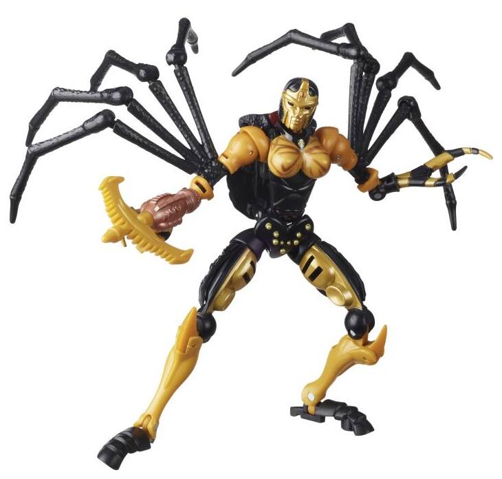 Alt View 3. Hasbro - Transformers Generations War For Cybertron Kingdom Action Figure | Blackarachnia - Gold.
