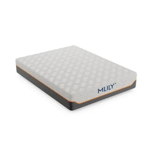 Back. GOODSILO - 11.5 Inch Hybrid Luxury Mattress with Cooling Memory Foam and Supportive Springs, King Size Medium Feel - White.