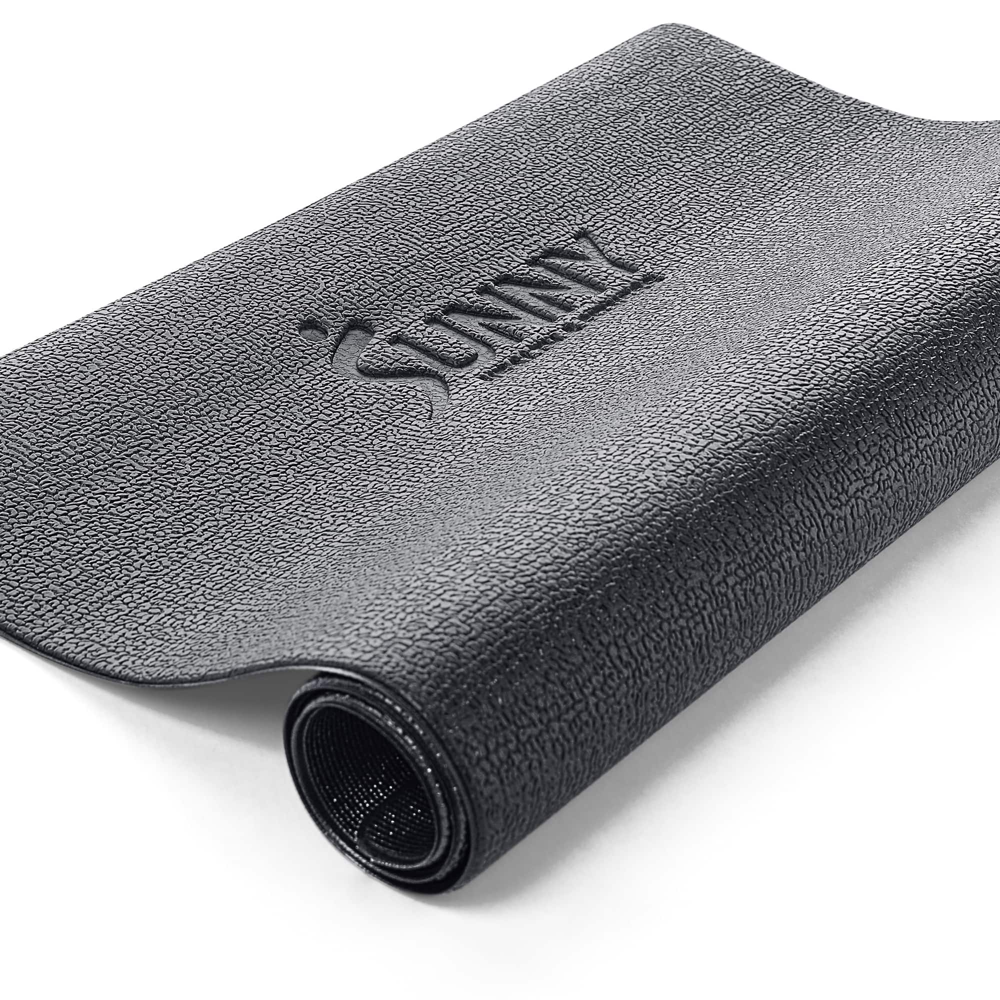 Sunny Health & Fitness - Home Gym Floor Protector Mat for Fitness & Exercise Equipment - Extra Small - Black