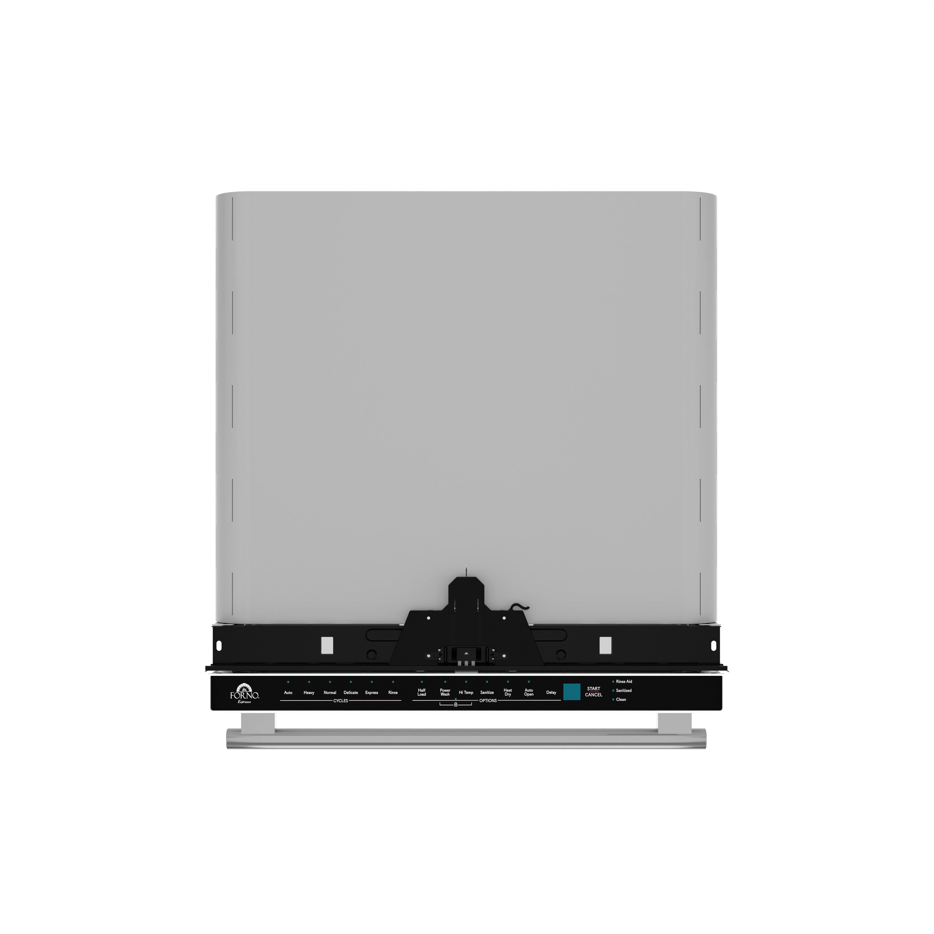 Alt View 1. Forno Appliances - Stella 24" Top Control Built-In Stainless Steel Tub Dishwasher and 44dBA - White.